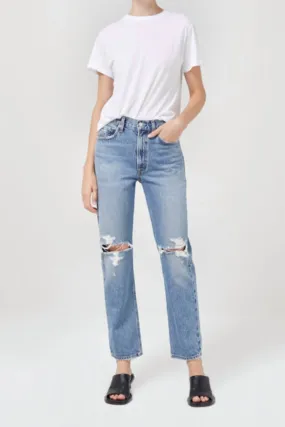 Agolde - Mia Mid Rise Straight Jeans