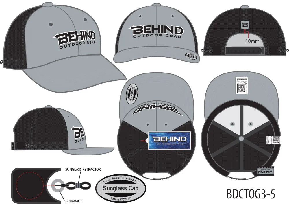 BDCTOG3-5 (GREY / BLACK MESH)