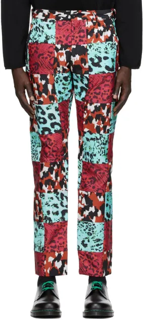 Comme des GarÃ§ons Homme Plus Blue Splatter Jeans