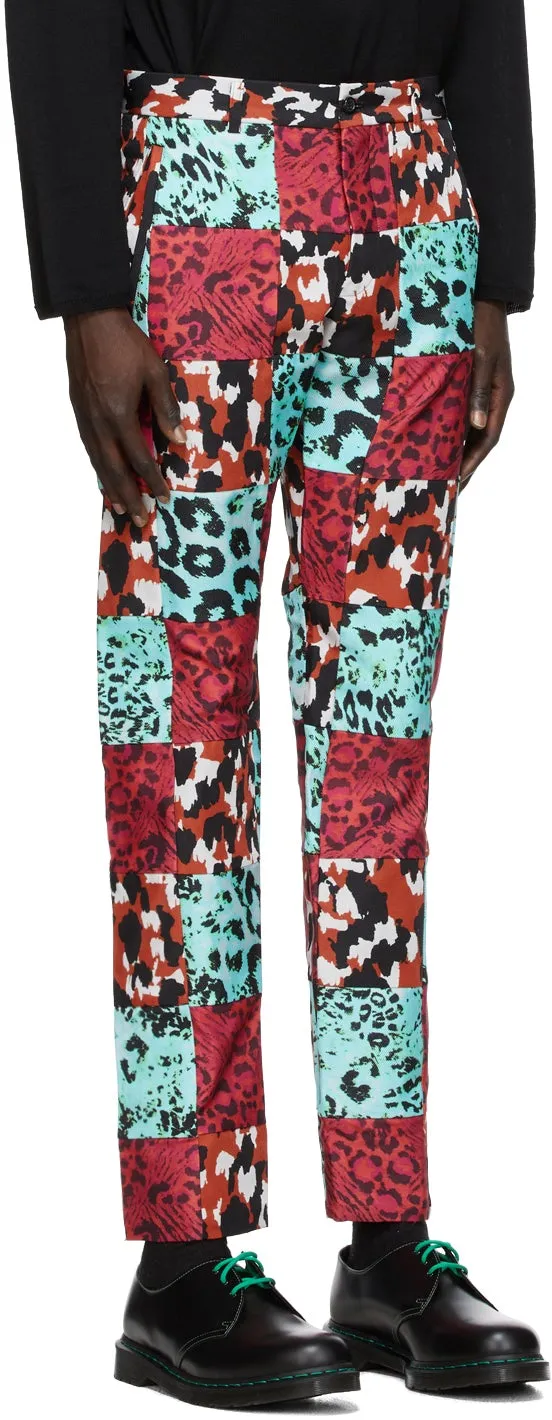 Comme des GarÃ§ons Homme Plus Blue Splatter Jeans