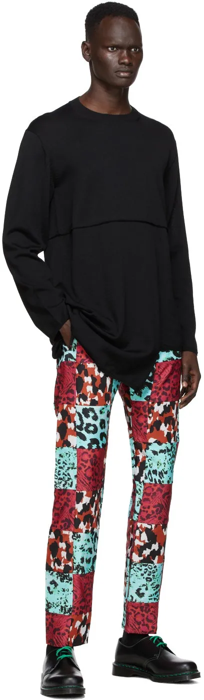 Comme des GarÃ§ons Homme Plus Blue Splatter Jeans