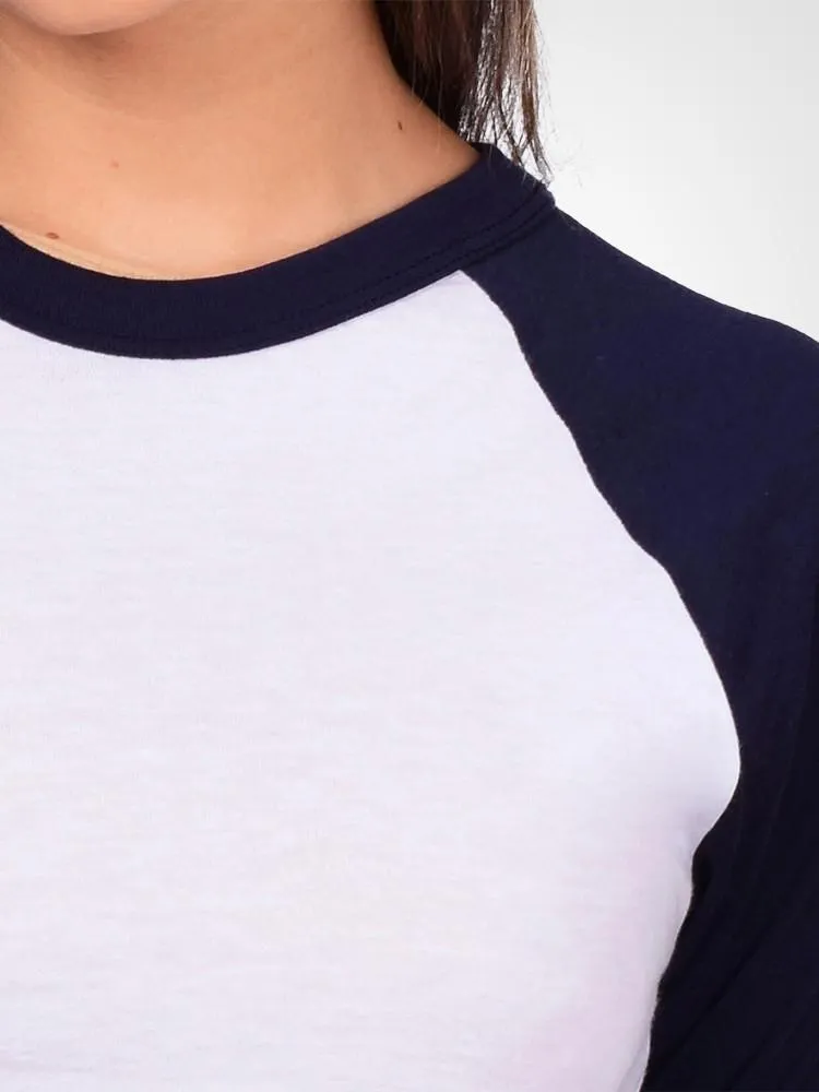 Cropped 3/4 Baseball Tee