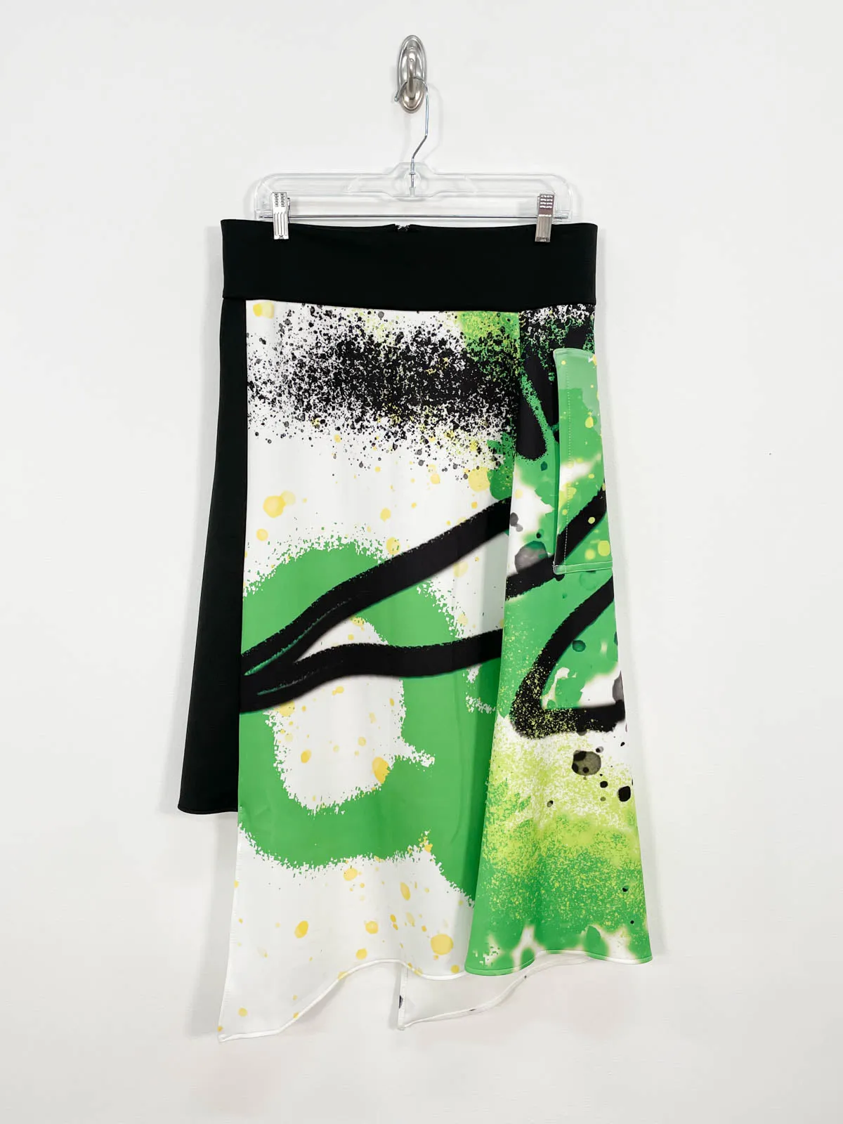 Dia Skirt, Green Print