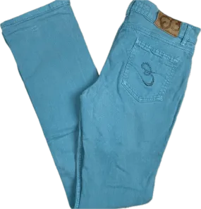 Escada Sport Ladies Blue Crystal Trim Jeans - Size 36 Euro or 7AU