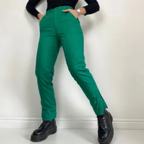 Green Heavyweight Trousers - XS