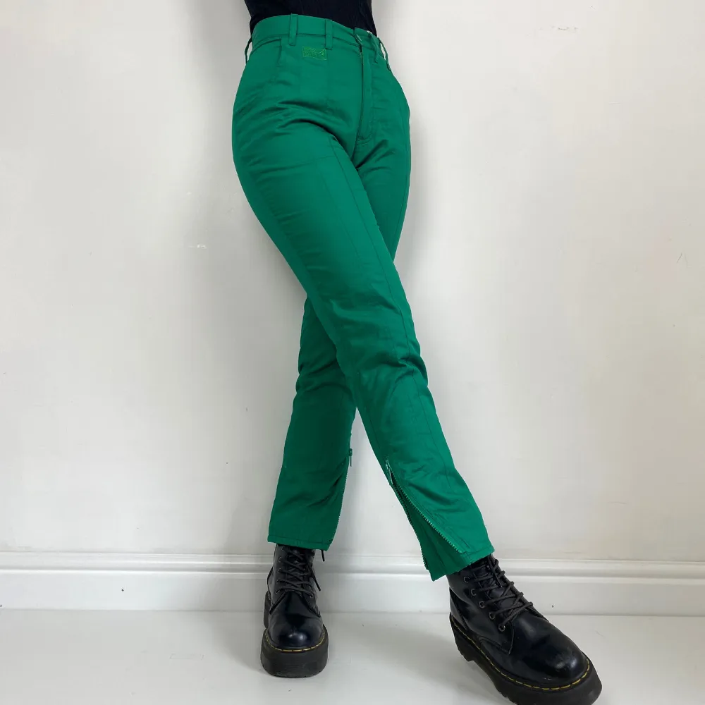 Green Heavyweight Trousers - XS