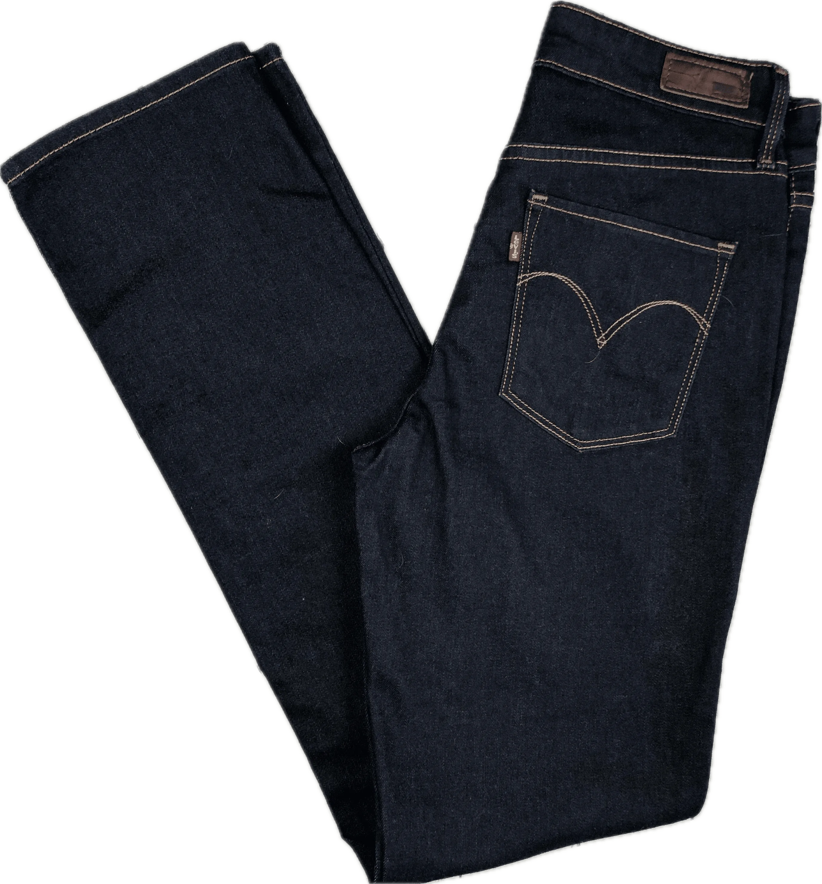 Levis Demi Curve Mid Rise Slim Stretch Denim Jeans- Size 27