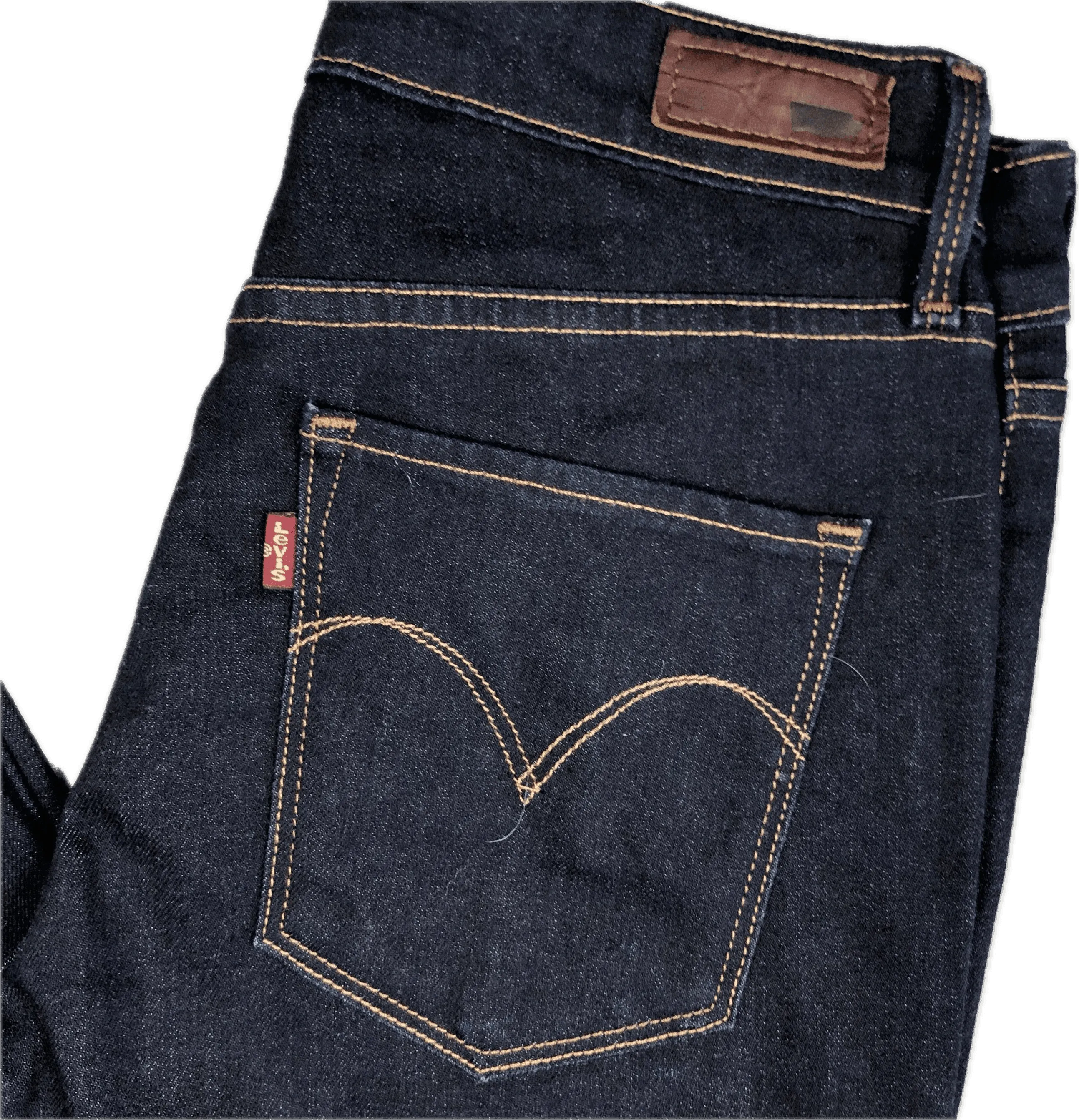 Levis Demi Curve Mid Rise Slim Stretch Denim Jeans- Size 27