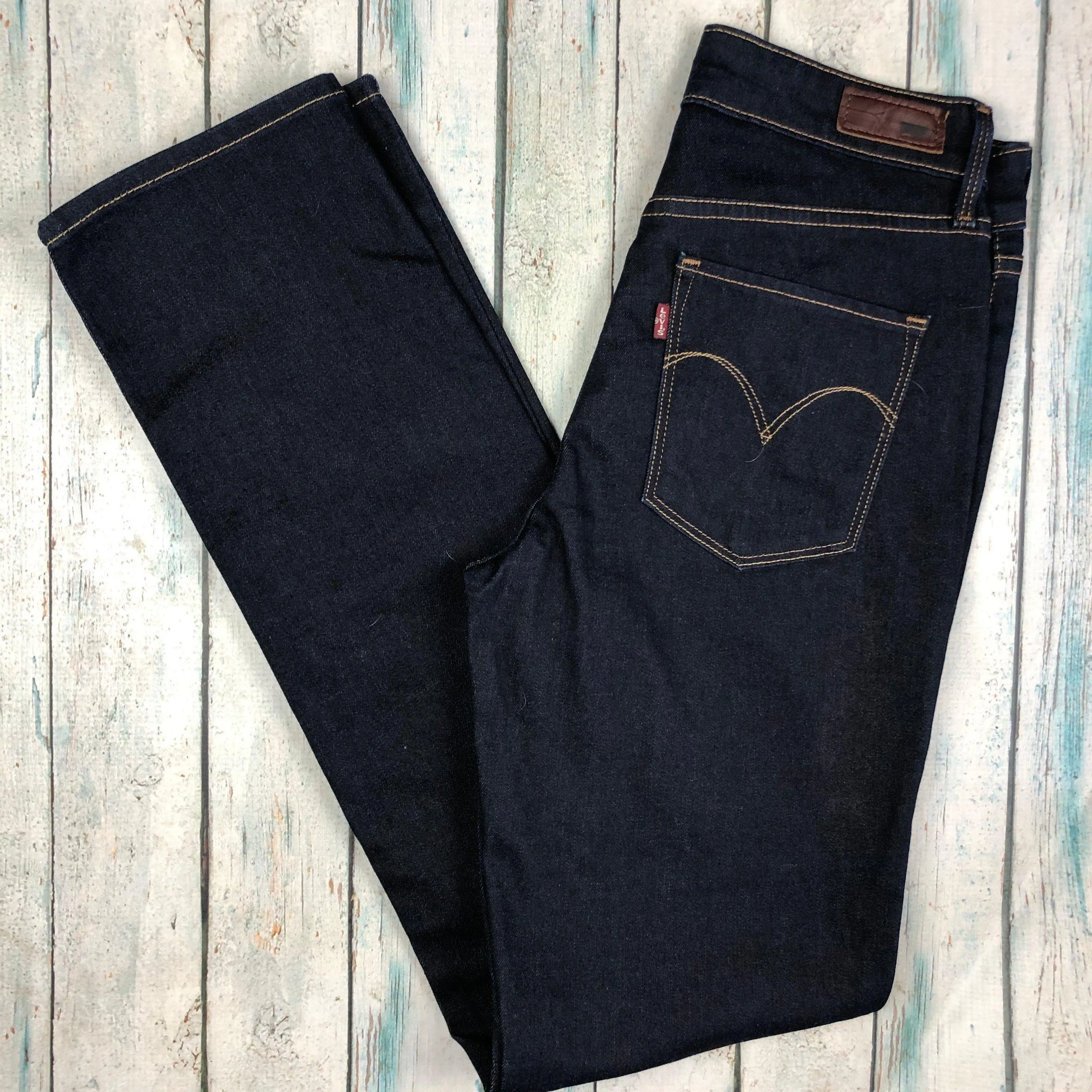 Levis Demi Curve Mid Rise Slim Stretch Denim Jeans- Size 27