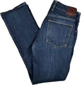 Local People Japanese  Denim Slim Straight Jeans - Size 31/34