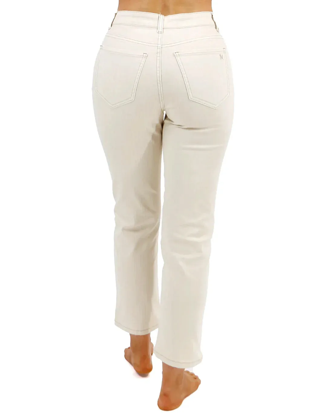 Mel's Fave Cropped Straight Leg - Natural