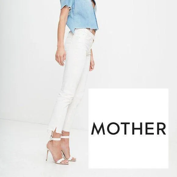 NWT -  Mother 'The Rascal' Ankle Snippet Jeans - Size 24