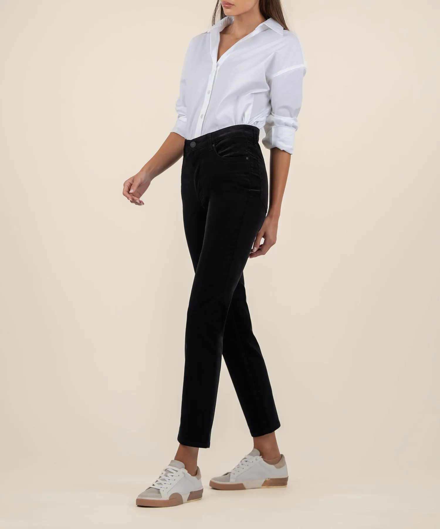 Rachael Corduroy Mom Jean, Long