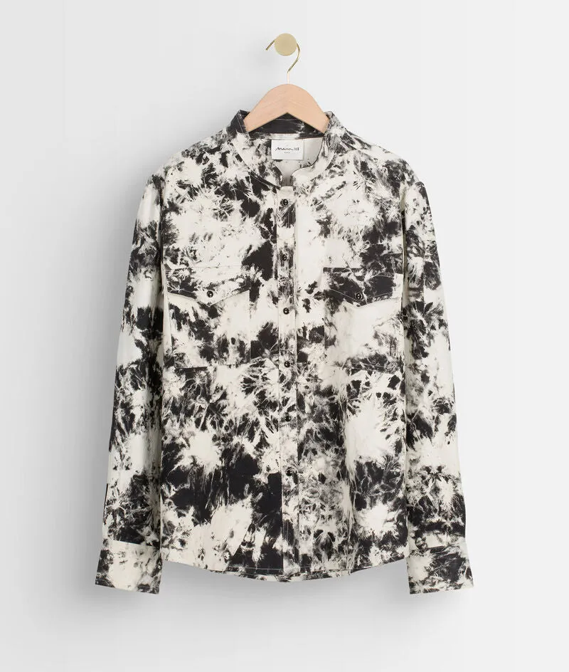 ROMY COTTON TIE-DYE OVERSHIRT