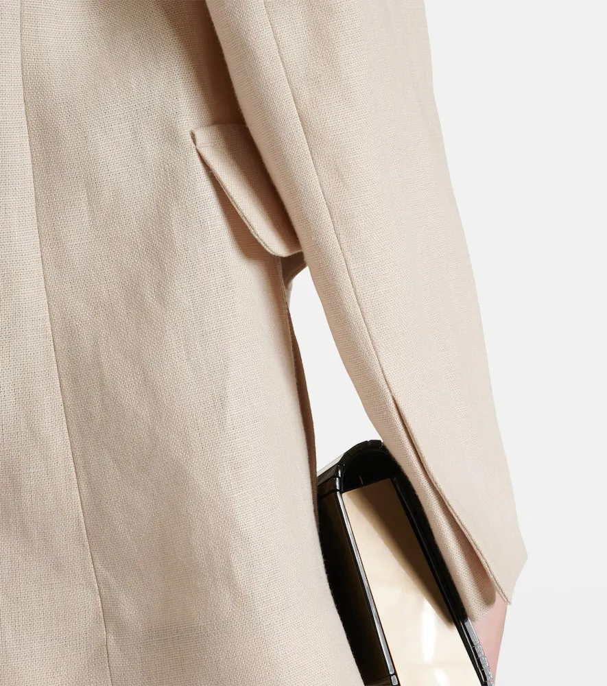 'S Max Mara Laura double-breasted linen blazer