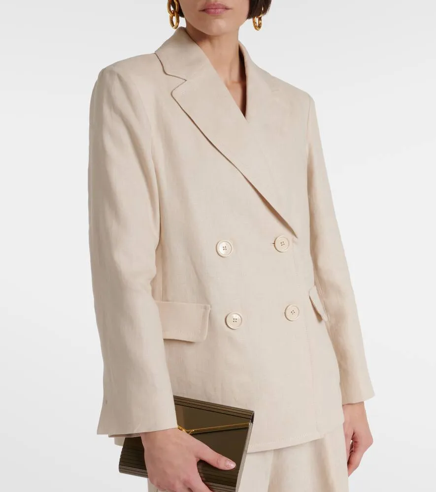 'S Max Mara Laura double-breasted linen blazer