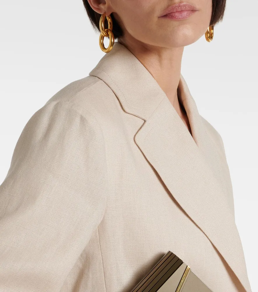 'S Max Mara Laura double-breasted linen blazer