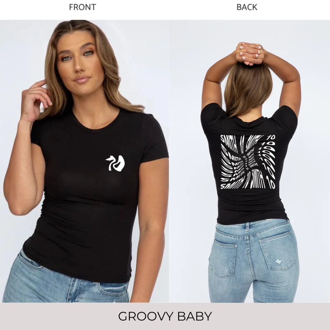 Slim-Fit Short Sleeve Tee in Black
