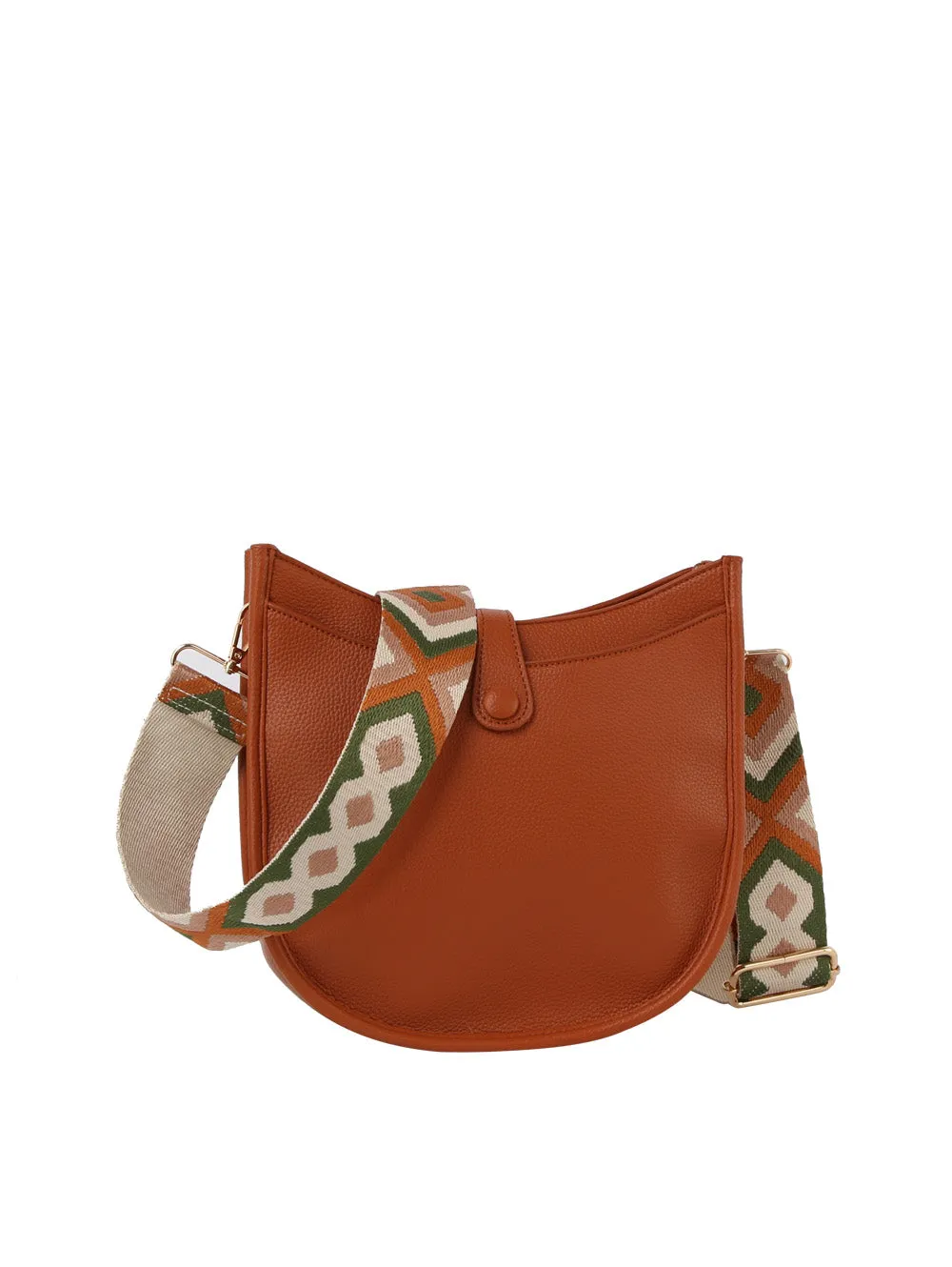 Structured crossbody with guitar strap