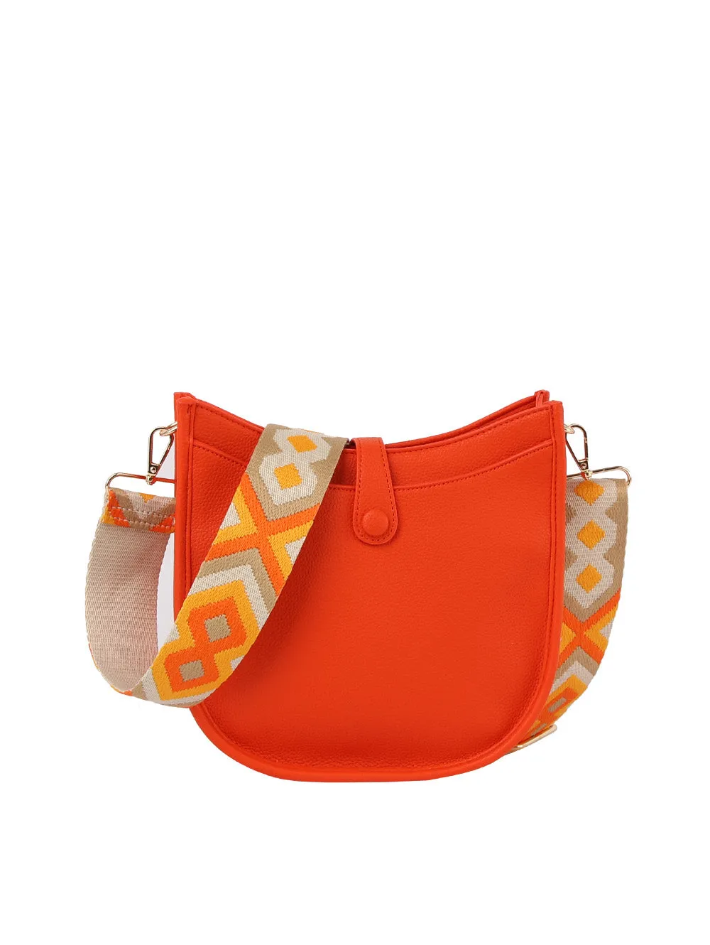 Structured crossbody with guitar strap