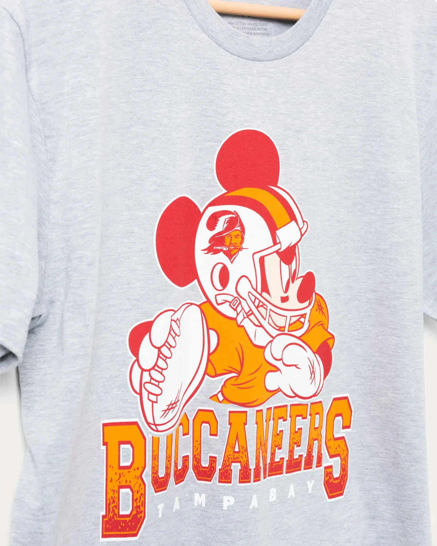 Unisex Disney x Junk Food x NFL Mickey Quarterback Buccaneers Tee