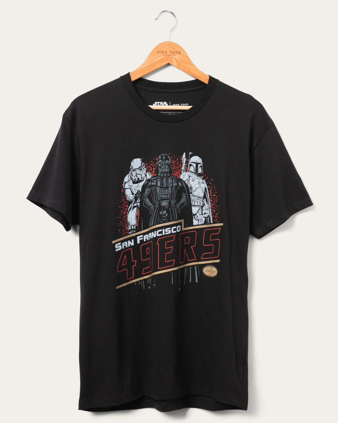 Unisex Star Wars��� x Junk Food x NFL Dark Side Team 49ers Tee