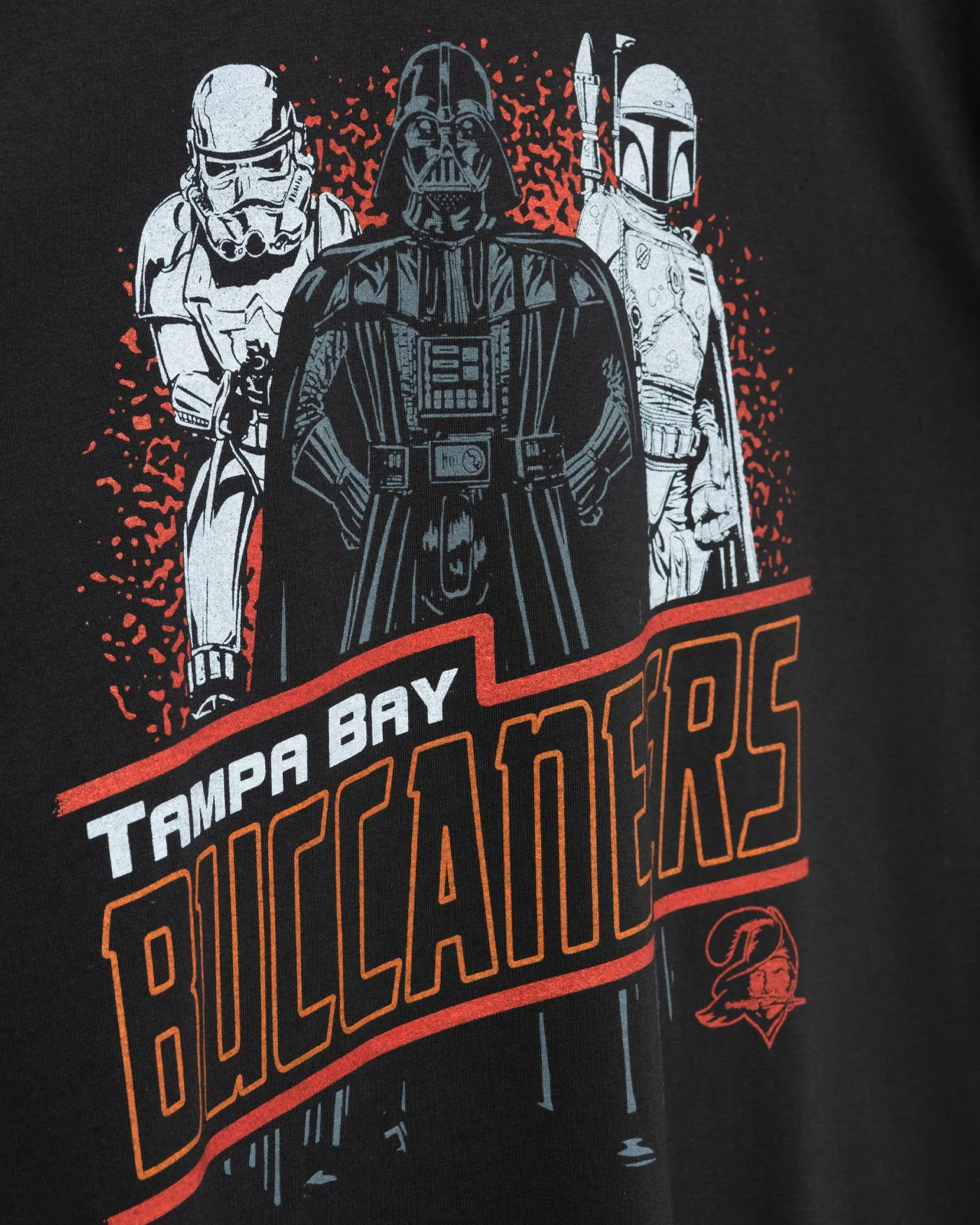 Unisex Star Wars™ x Junk Food x NFL Dark Side Team Buccaneers Tee