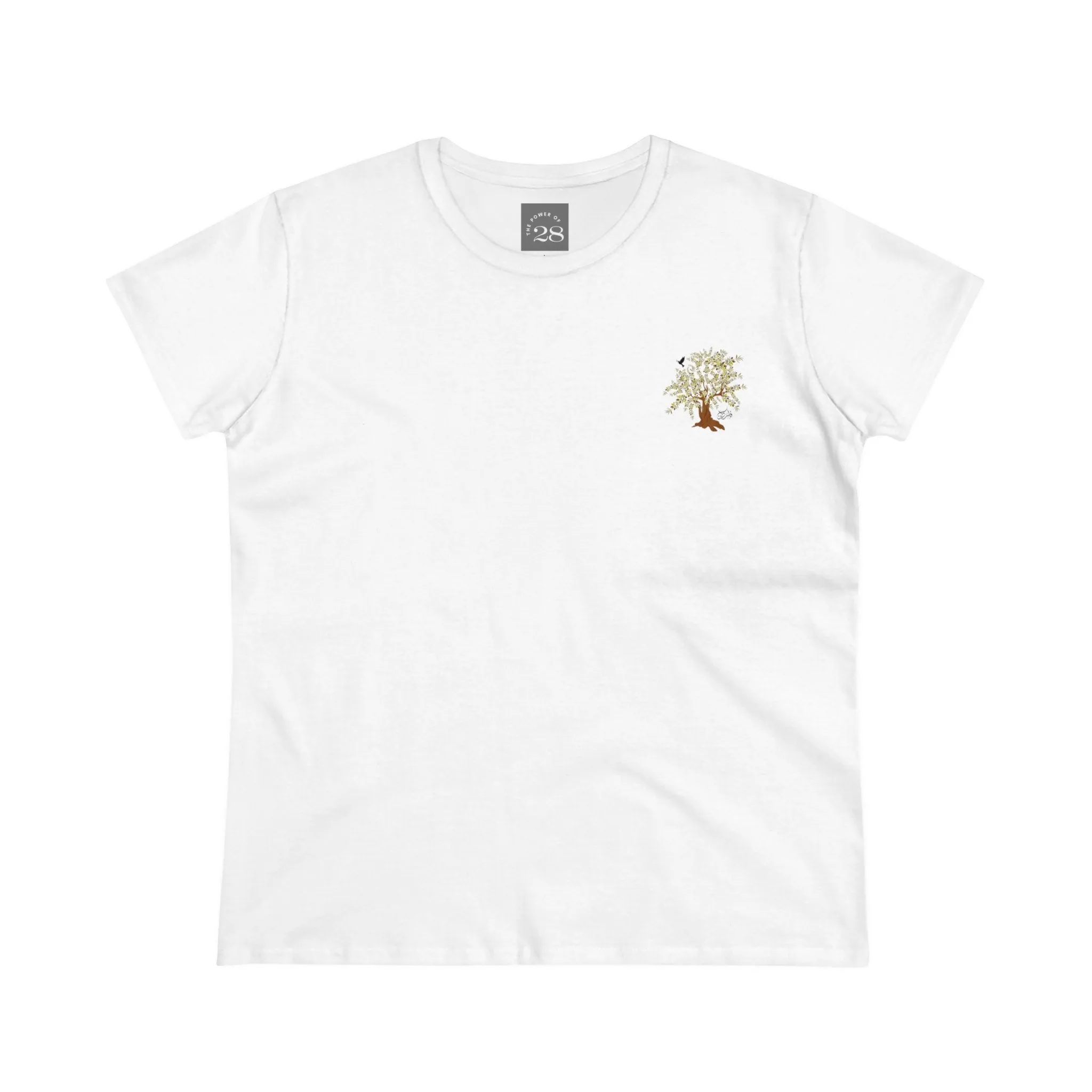 Women's Semi-Fitted Tee Ala Dalo’una in White