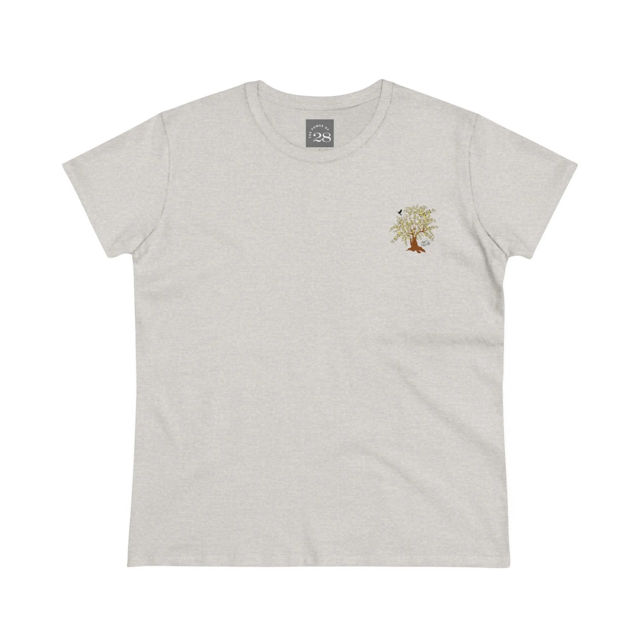 Women's Semi-Fitted Tee Ala Dalo’una in White