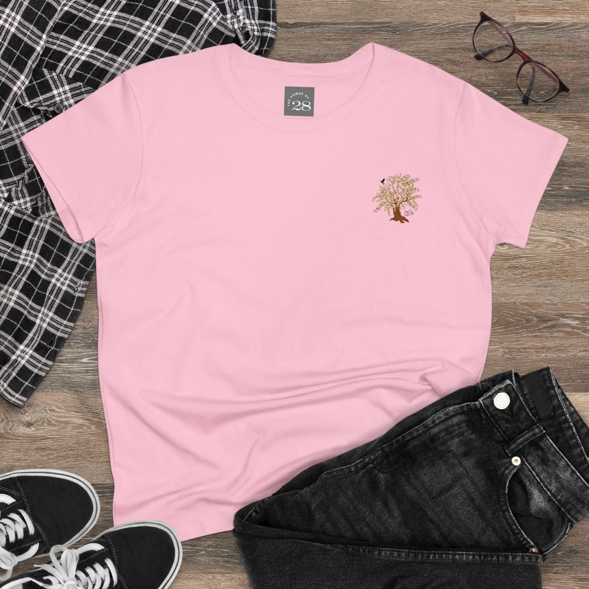 Women's Semi-Fitted Tee Ala Dalo’una in White