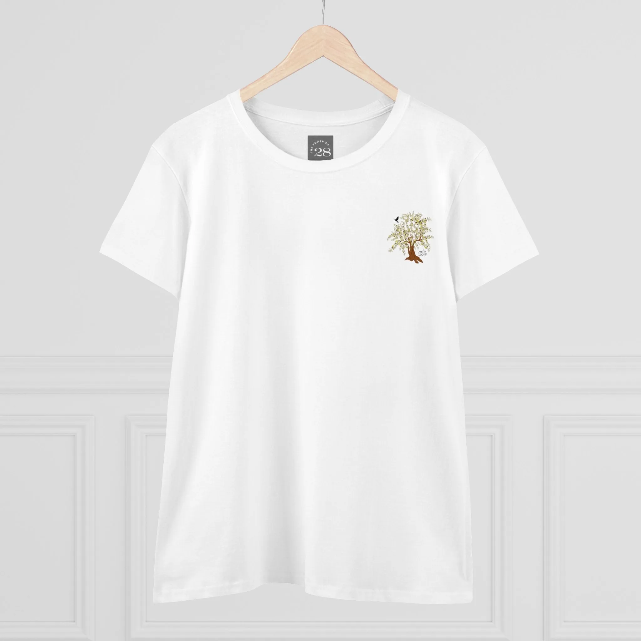 Women's Semi-Fitted Tee Ala Dalo’una in White