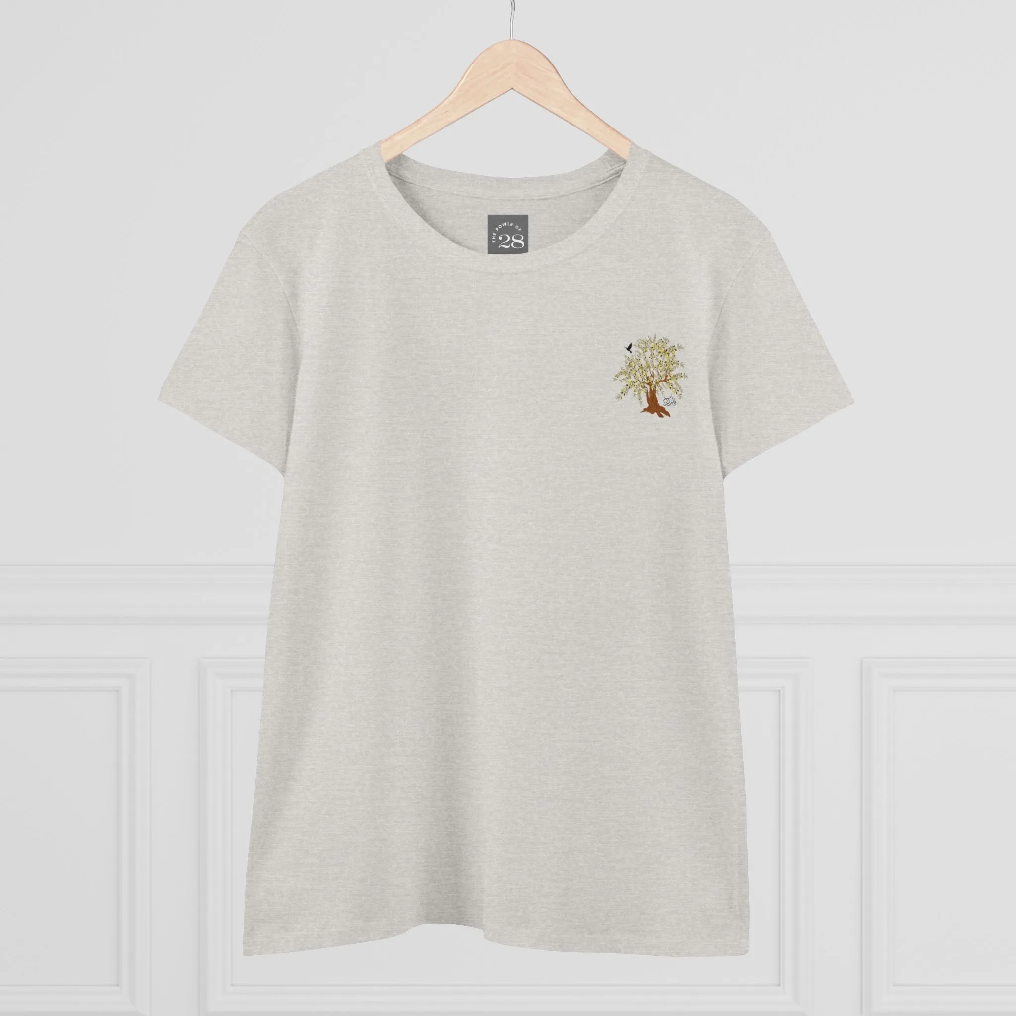 Women's Semi-Fitted Tee Ala Dalo’una in White