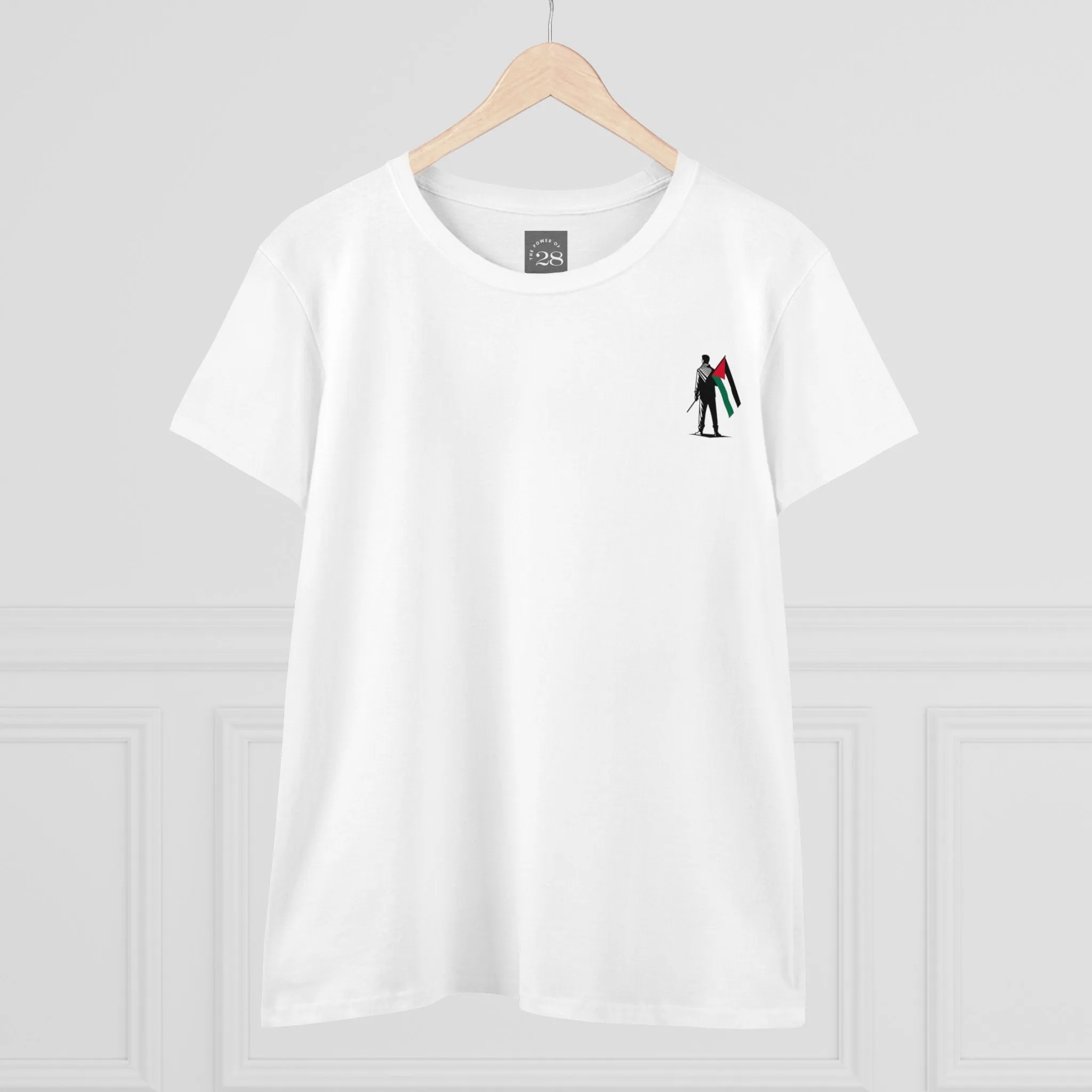 Women's Semi-Fitted Tee Eyes Speak Design