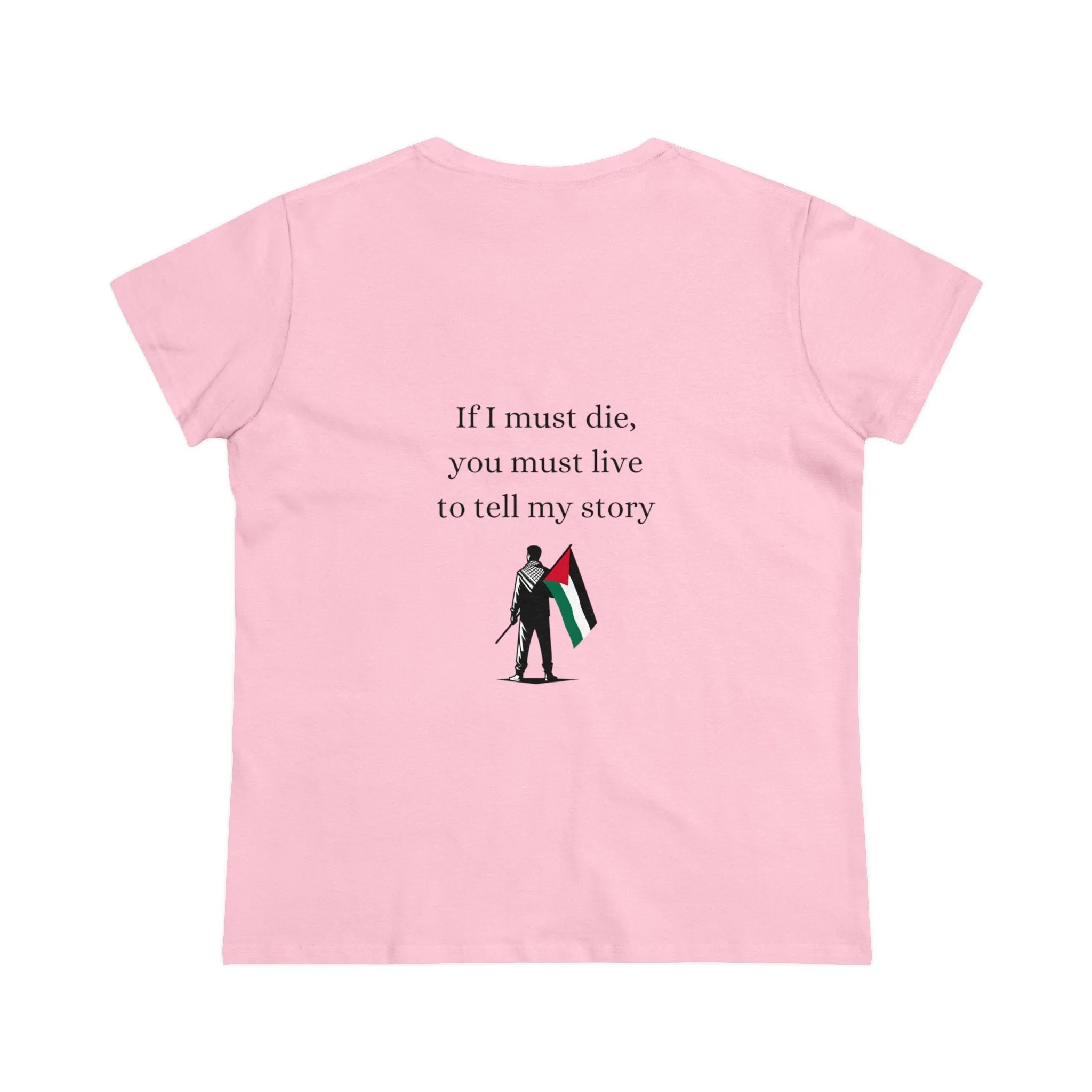 Women's Semi-Fitted Tee Eyes Speak Design