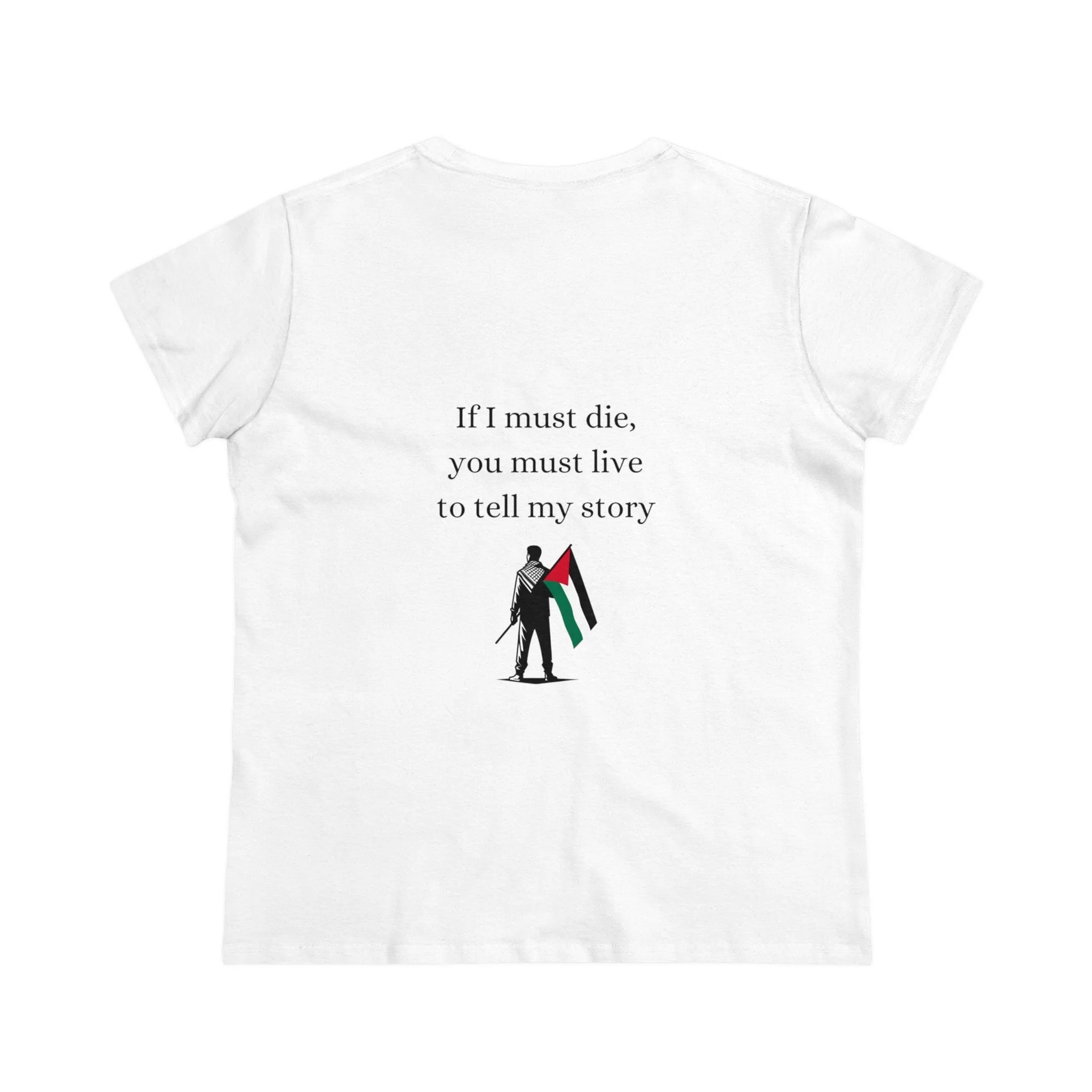 Women's Semi-Fitted Tee Eyes Speak Design