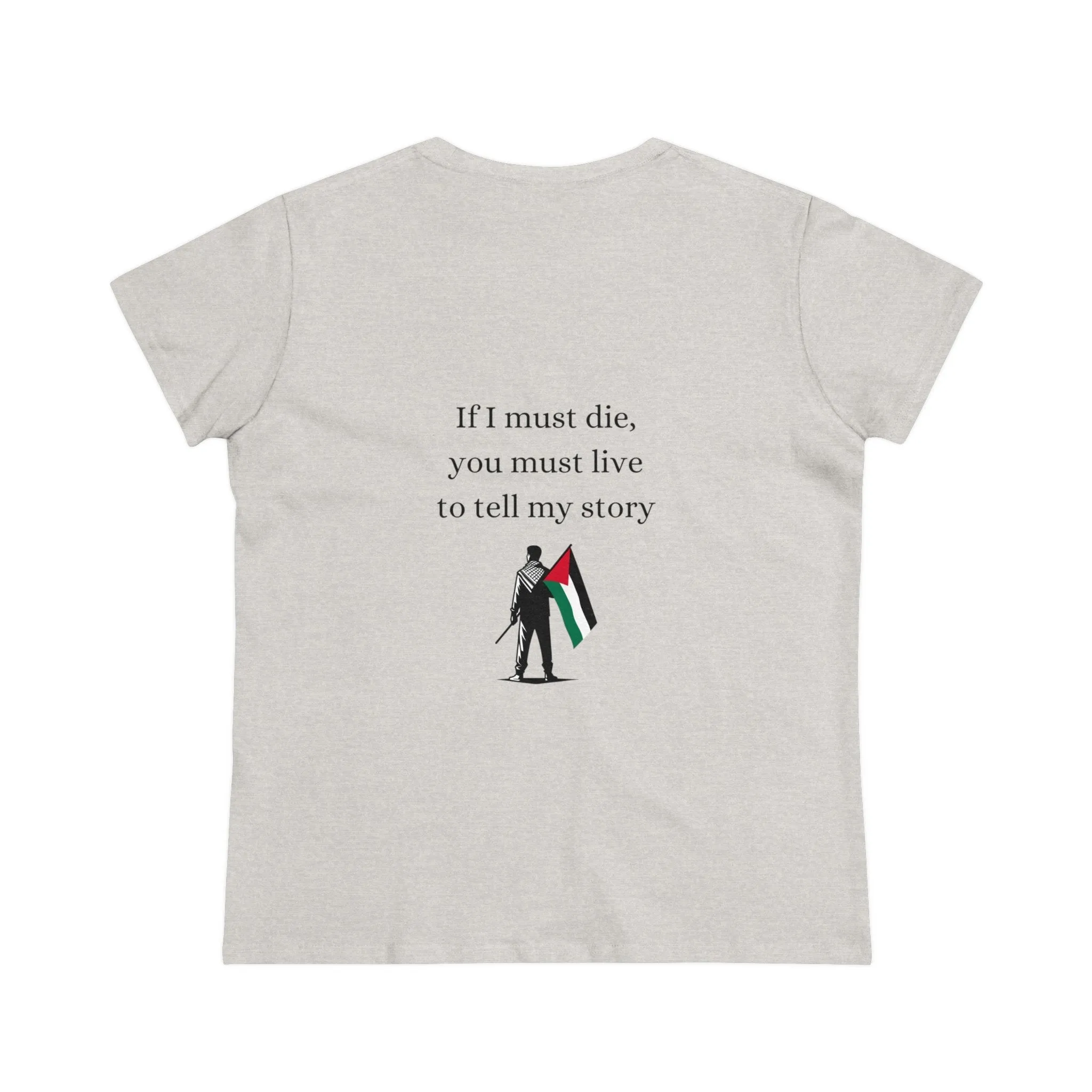 Women's Semi-Fitted Tee Eyes Speak Design