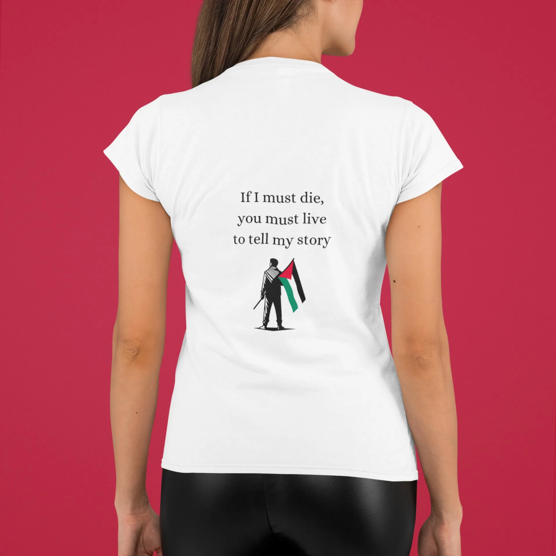 Women's Semi-Fitted Tee Eyes Speak Design